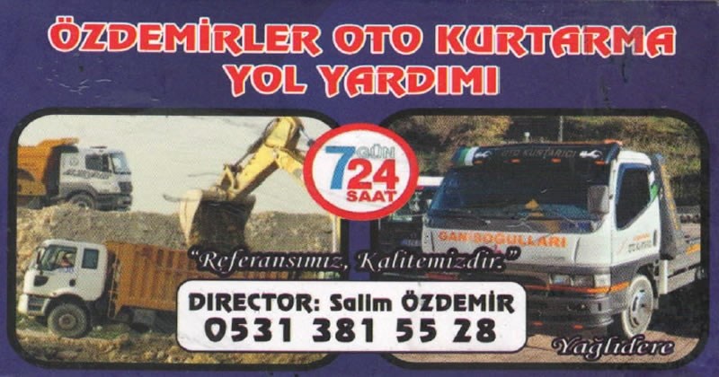 Özdemir Oto Kurtarma - Yol Yardım