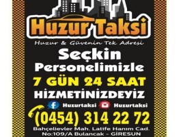 Huzur Taksi - Bulancak Taksi Durağı